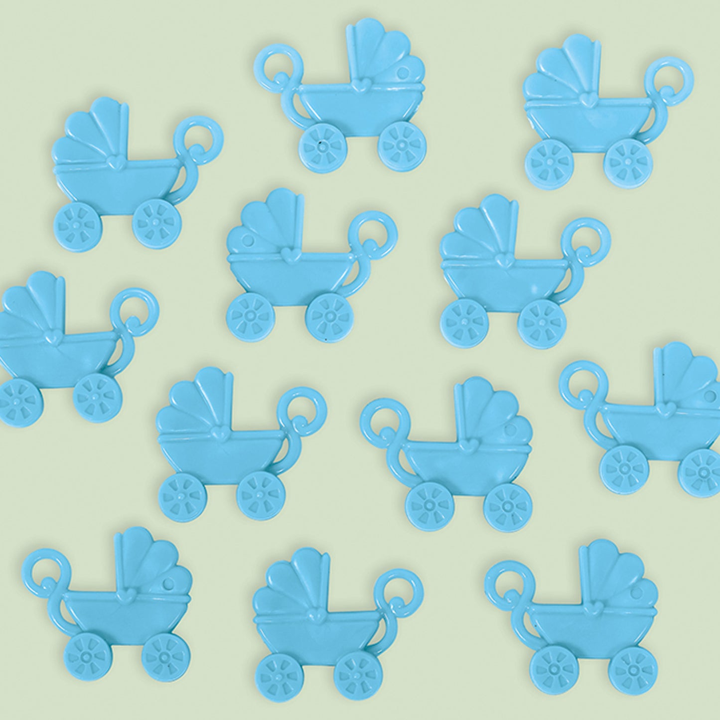 Blue Carriage Charms 4cm x 3.5cm - 12 PKG/12