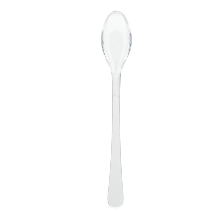 Mini Clear Plastic Spoons - 12 PKG/40