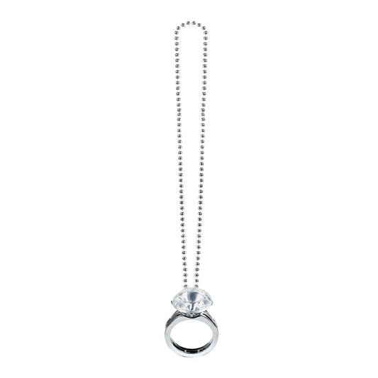 Hen Party Giant Ring Necklaces - 6 PC