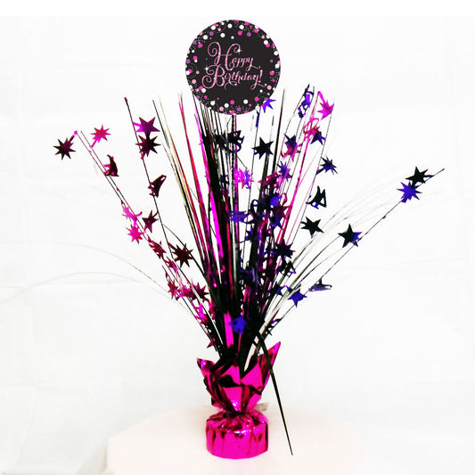 9901187 IP X6 - Pink Sparkling Celebration Spray Centrepieces 33cm - 6 PC