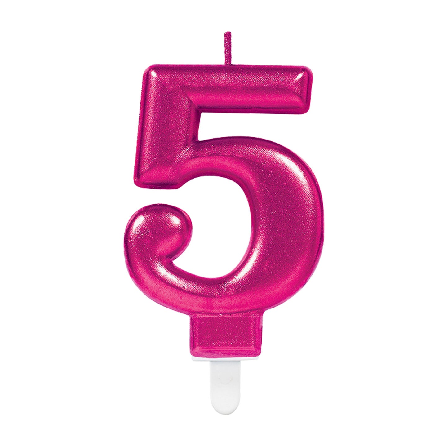 Various Colours Metallic Finish Candles #5 - 12 PC