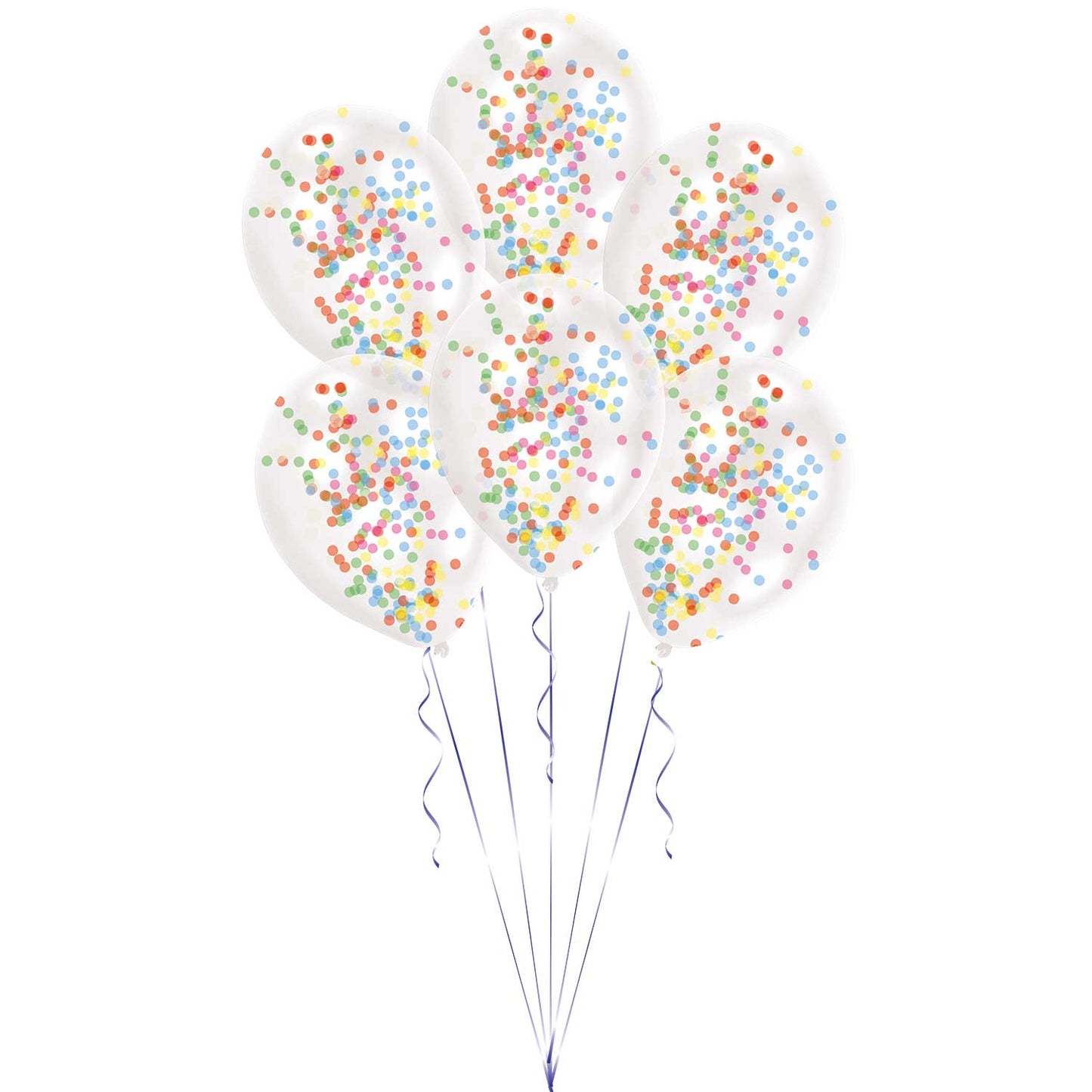 Confetti Assorted Latex Balloon Kits 11"/27.5cm - 6 PKG/6