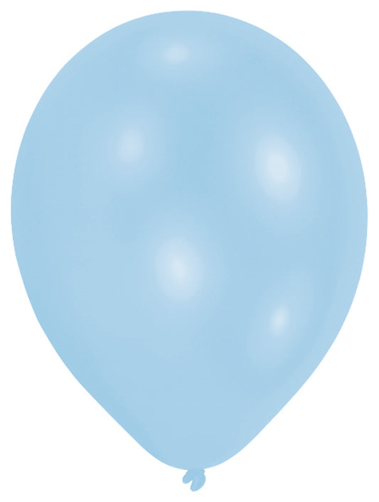INT995649 IP X6 - Powder Blue Latex Balloons 22.8cm - 6 PKG/10