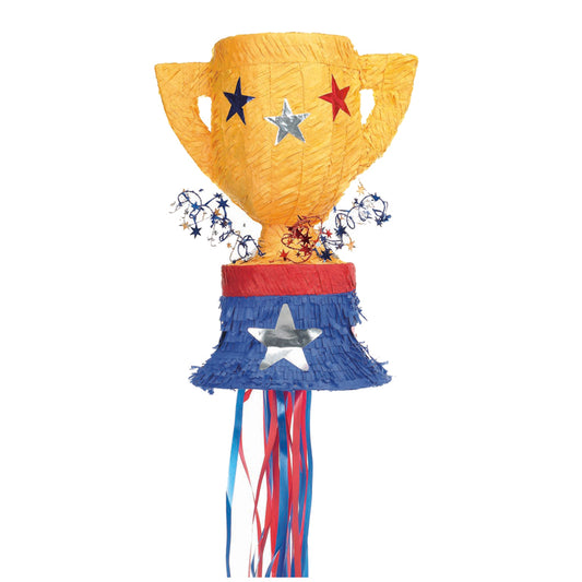 P14493 IP X4 - Trophy Pull Pinatas - 4 PC