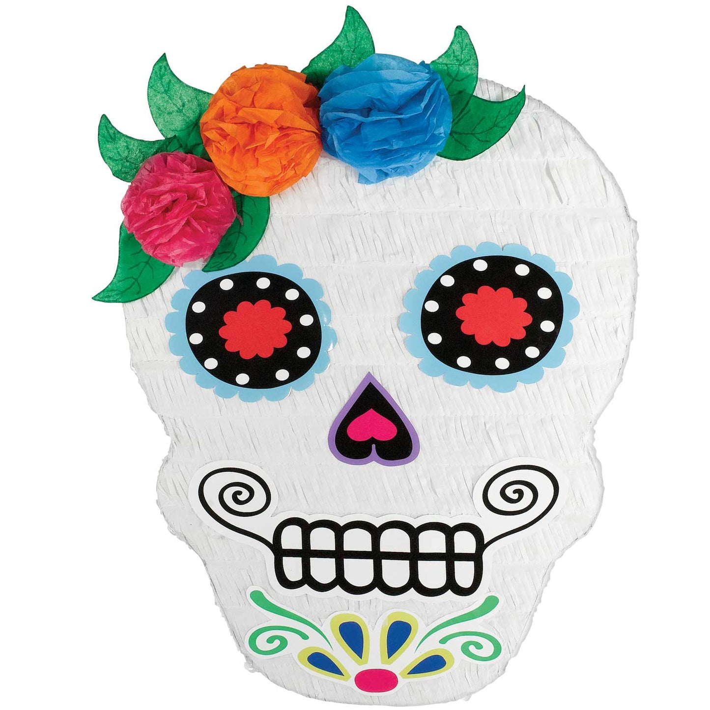 P19721 IP X4 - Sugar Skull Pinatas 53cm x 38cm x 7cm - 4 PC