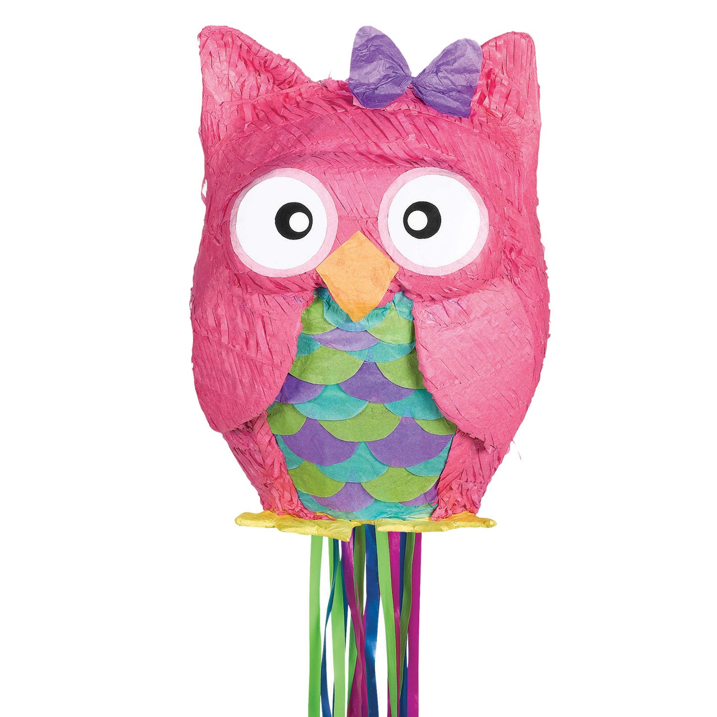Owl Pull Pinatas - 4 PC
