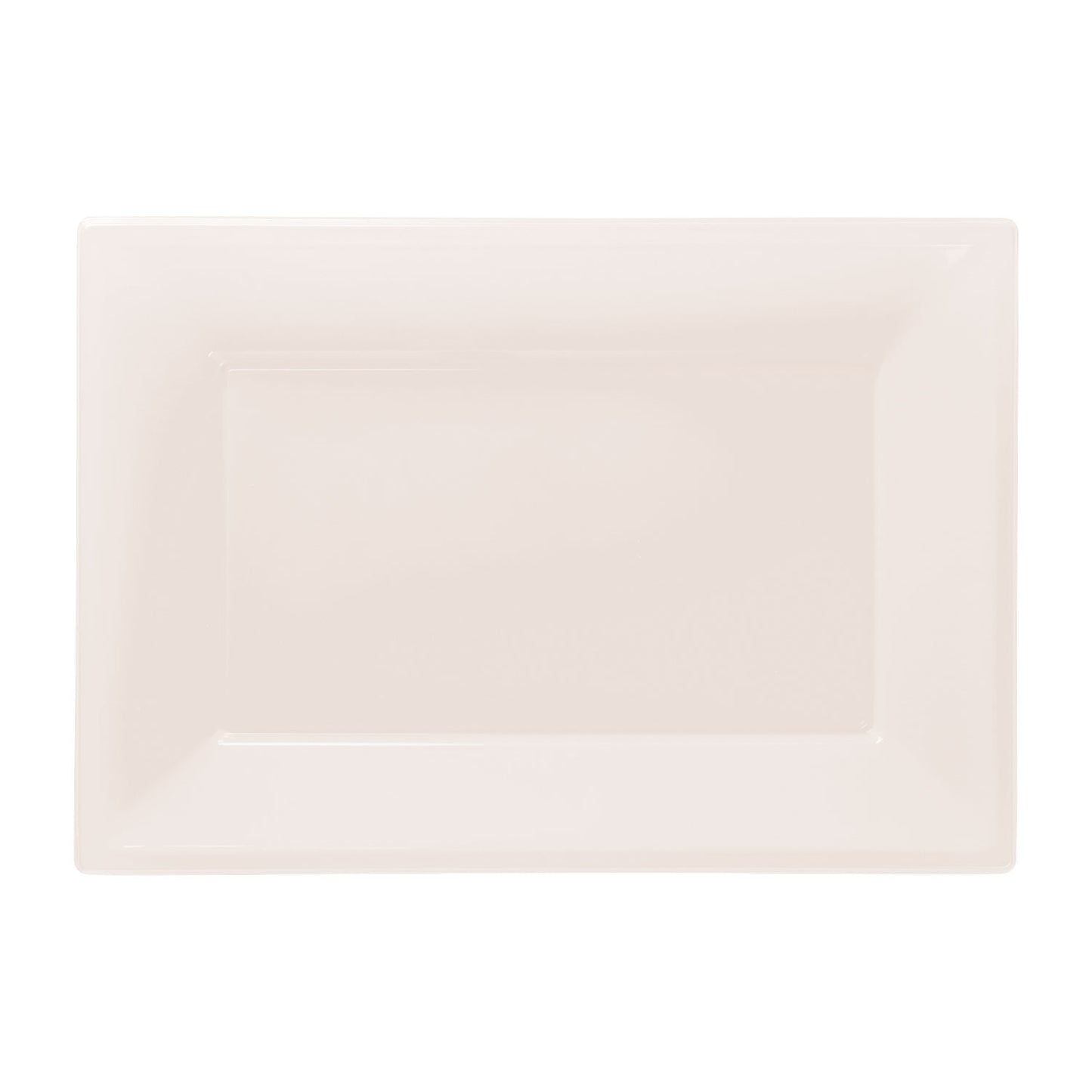 9903726 IP X6 - Vanilla Creme Serving Platters 33cm x 23cm - 6 PKG/3