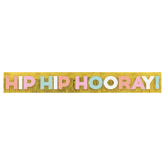 121927 IP X12 - Confetti Fun Fringe Letter Banners - 12 PC