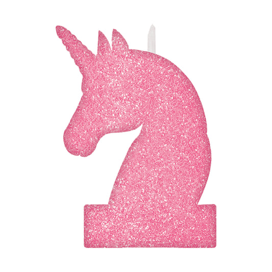 171929 IP X12 - CNDLE BDAY GLTRR MAGIC UNICORN X 12