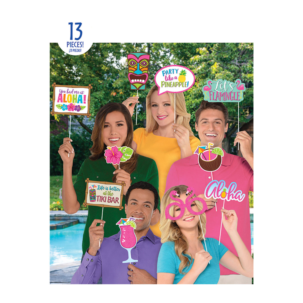 Hawaiian Photo Props - 6 PKG/13