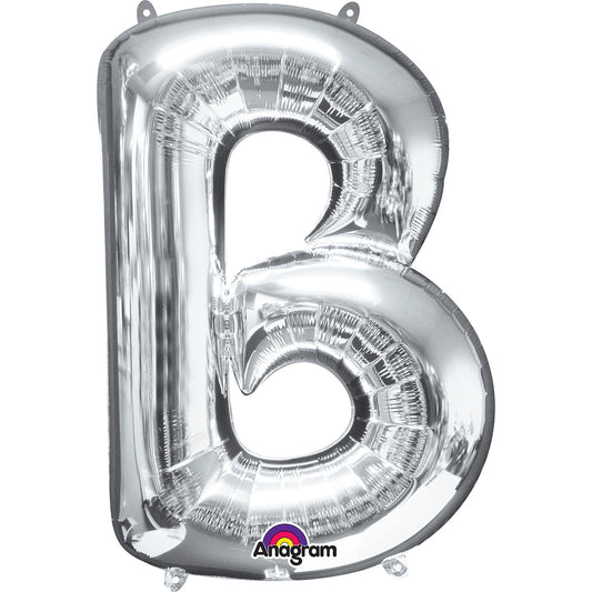Letter B Rose Gold Minishape Foil Balloons 16"/40cm A04 - 5 PC