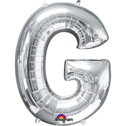 Letter G Rose Gold Minishape Foil Balloons 16"/40cm A04 - 5 PC