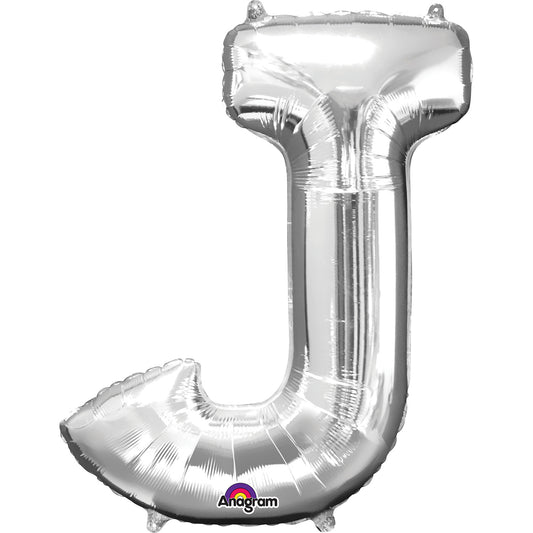 Letter J Rose Gold Minishape Foil Balloons 16"/40cm A04 - 5 PC