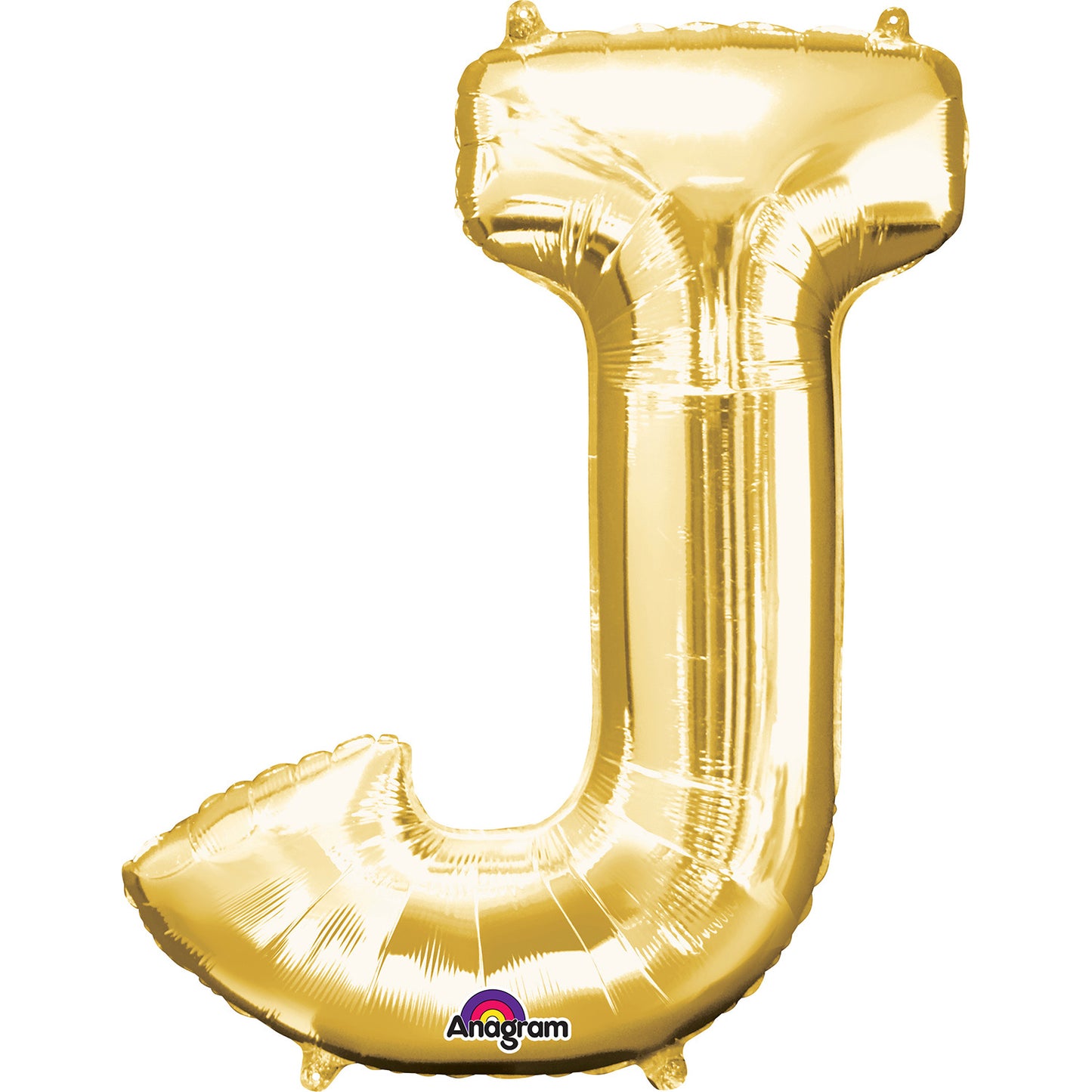 Letter J Rose Gold Minishape Foil Balloons 16"/40cm A04 - 5 PC