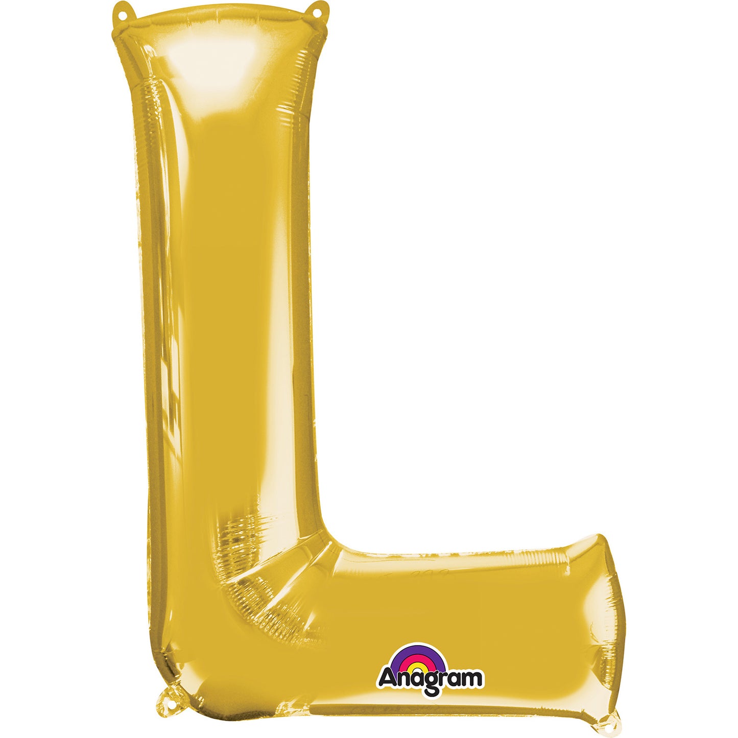 Letter L Rose Gold Minishape Foil Balloons 16"/40cm A04 - 5 PC