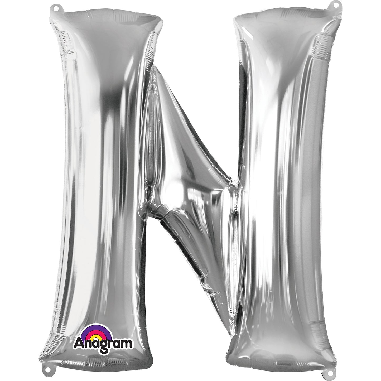 Letter N Rose Gold Minishape Foil Balloons 16"/40cm A04 - 5 PC