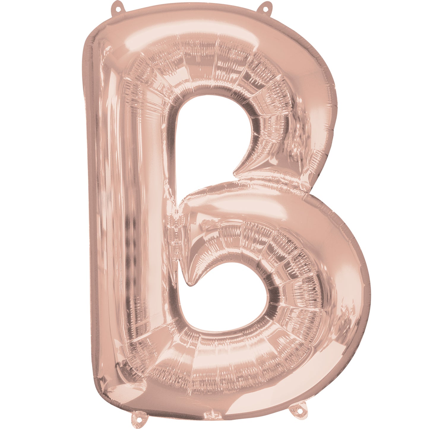 Letter B Rose Gold Minishape Foil Balloons 16"/40cm A04 - 5 PC