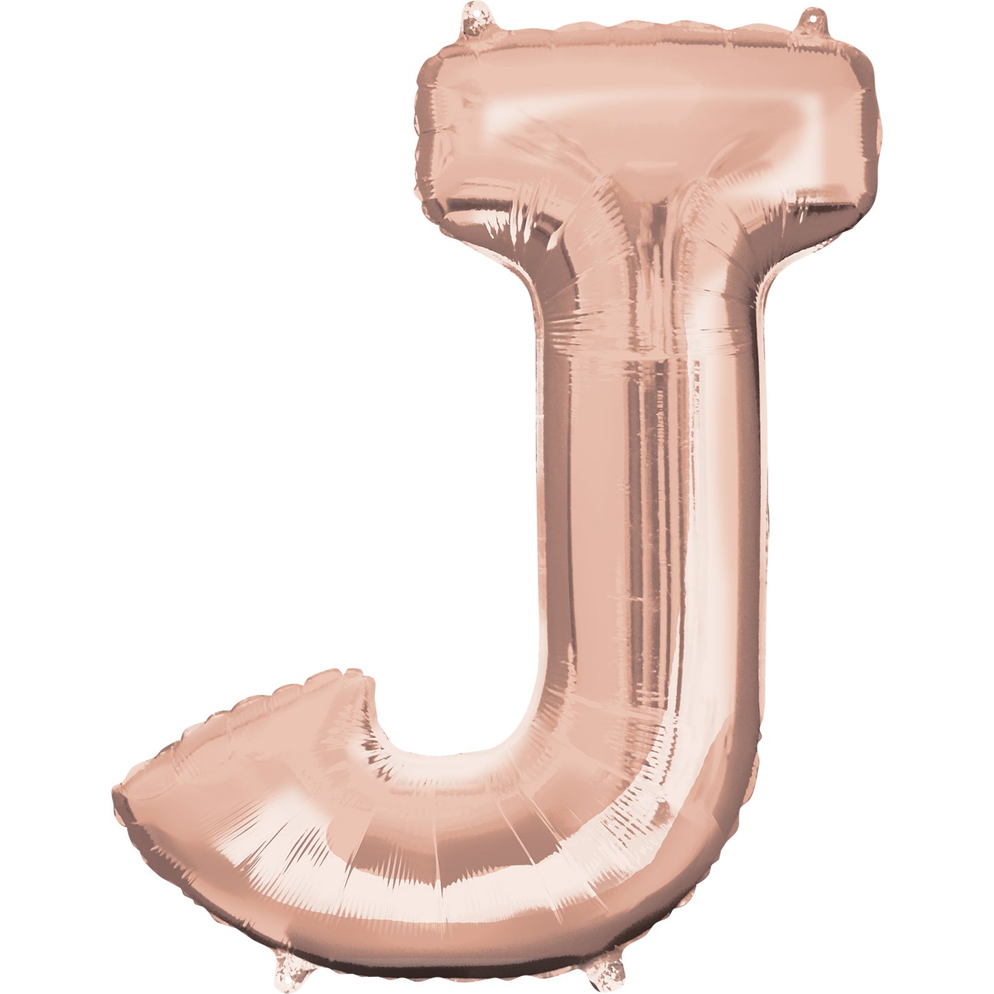 Letter J Rose Gold Minishape Foil Balloons 16"/40cm A04 - 5 PC