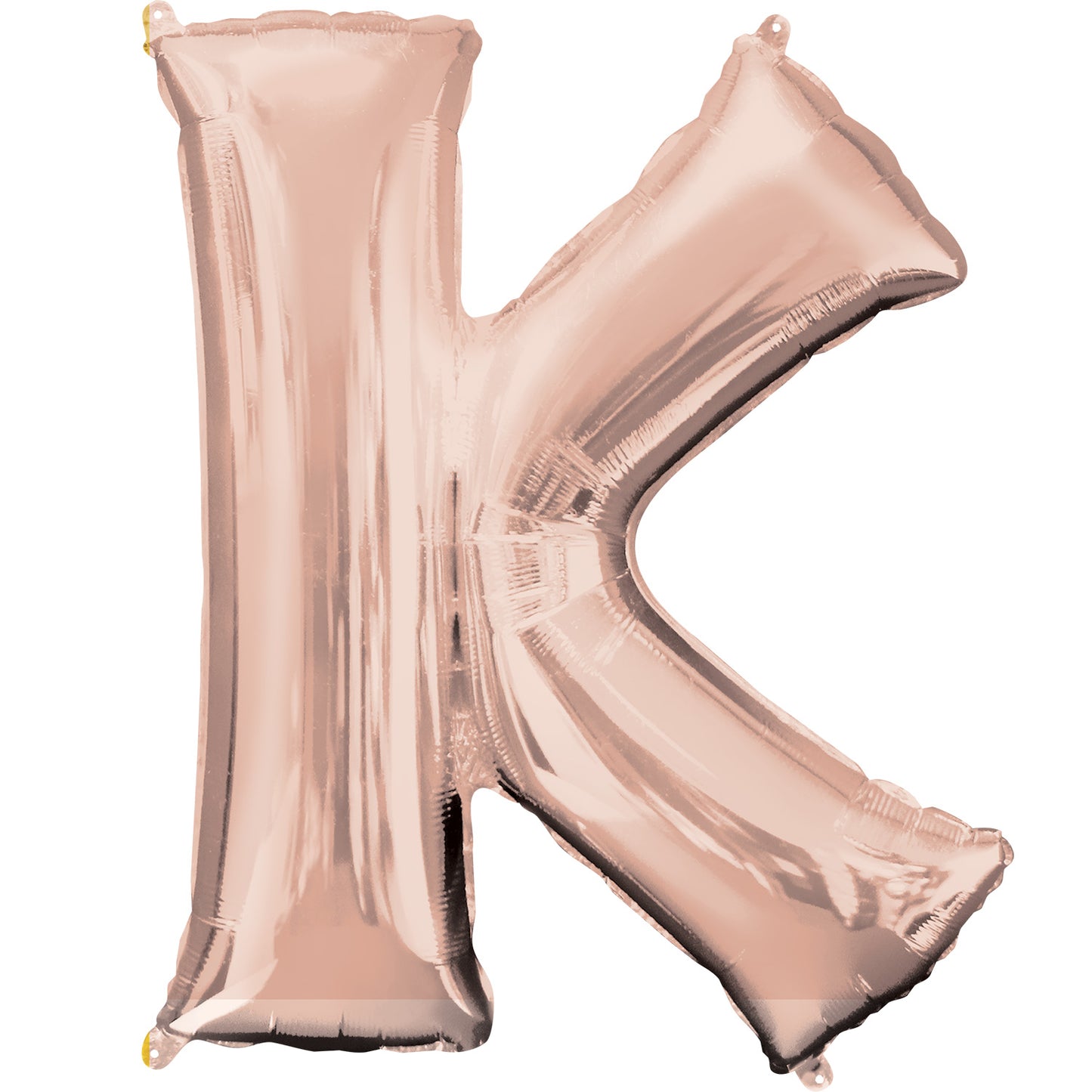 Letter K Rose Gold Minishape Foil Balloons 16"/40cm A04 - 5 PC