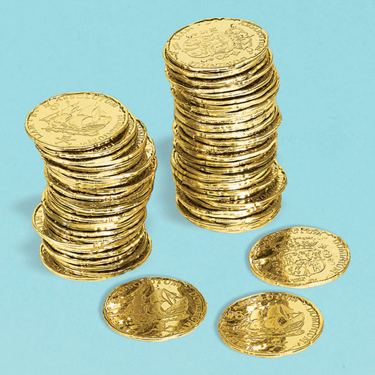 Pirates Treasures Coins - 6 PKG/72