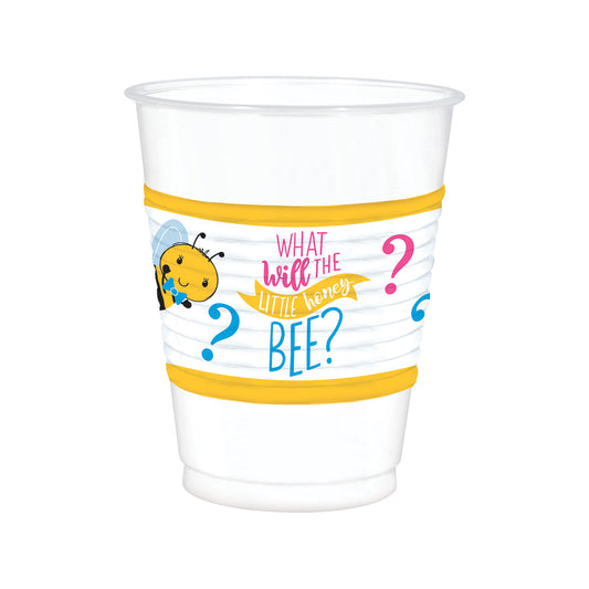 422166 IP X6 - What Will It Bee? Plastic Cups 473ml - 6 PKG/25