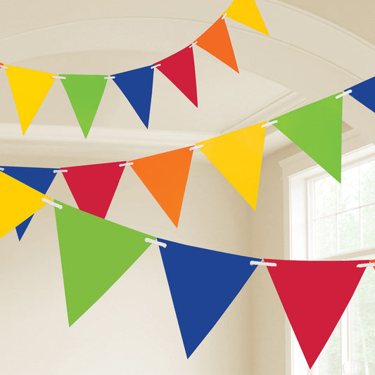Plastic Pennant Banner 10 m - X 12