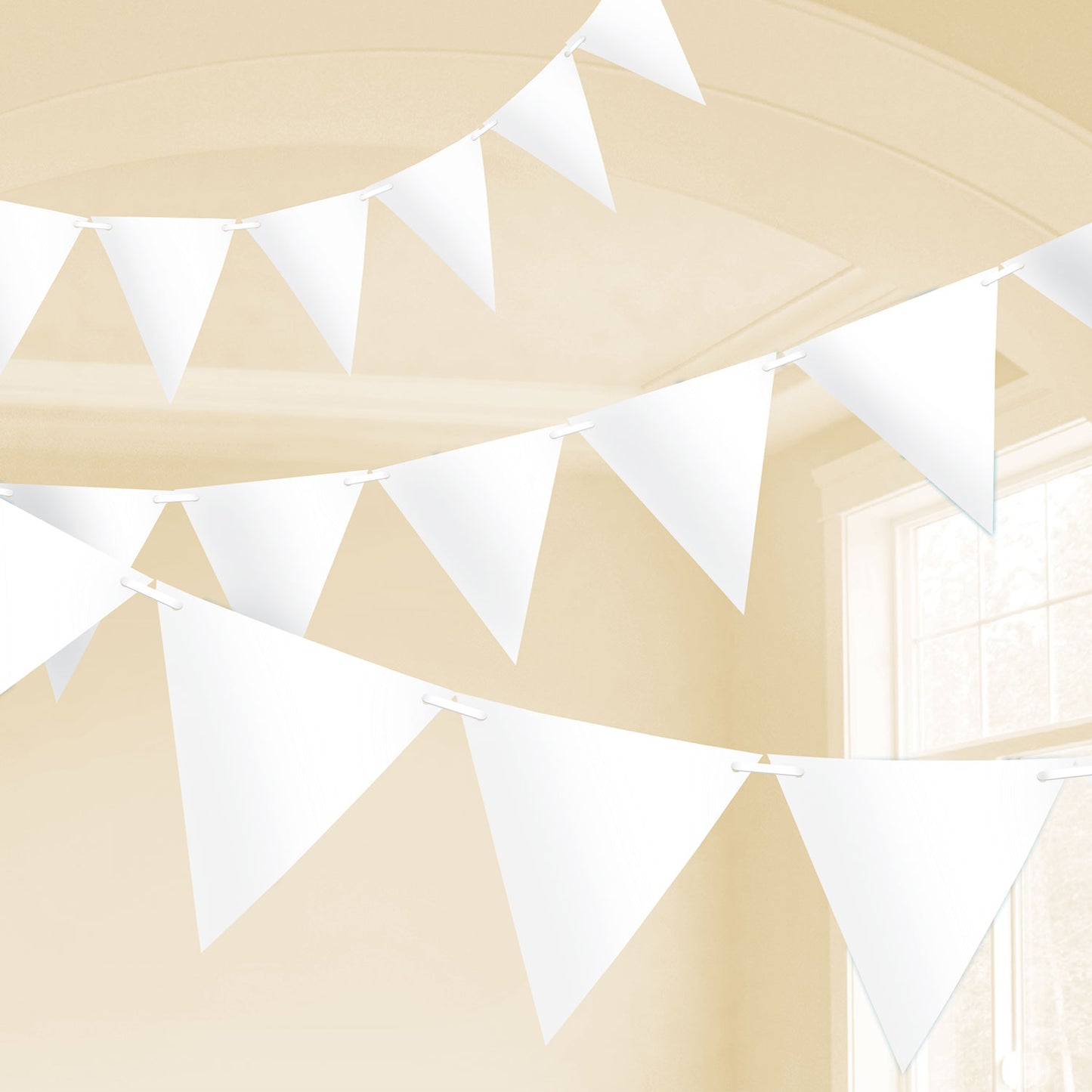Plastic Pennant Banner 10 m - X 12