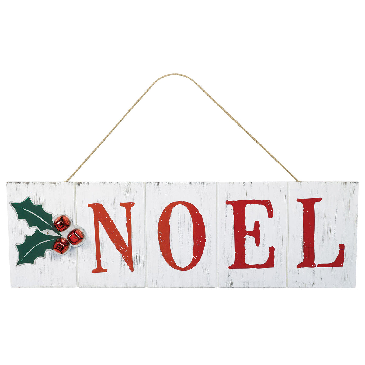 Noel MDF Hanging Signs 54cm x 22cm - 6 PC