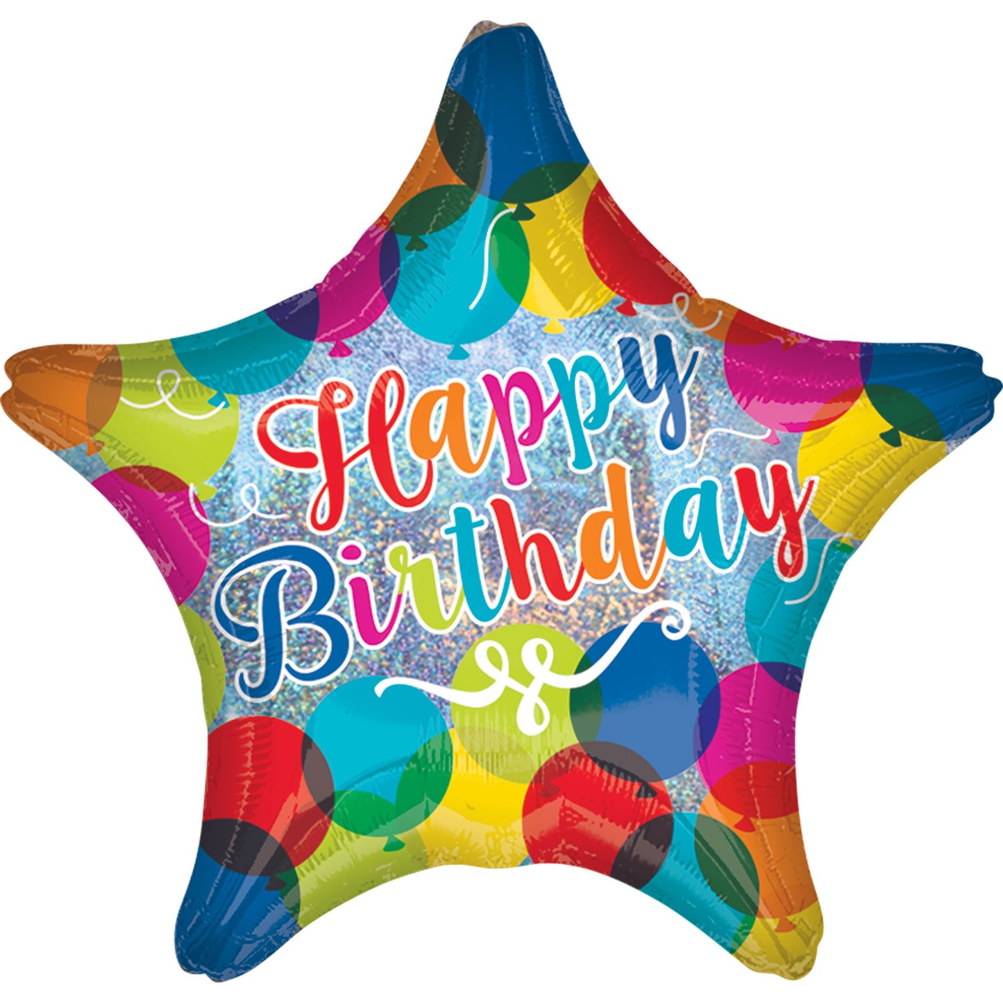 3380801 IP X5 - Happy Birthday Sparkle Balloons Standard Foil Balloons S40 - 5 PC
