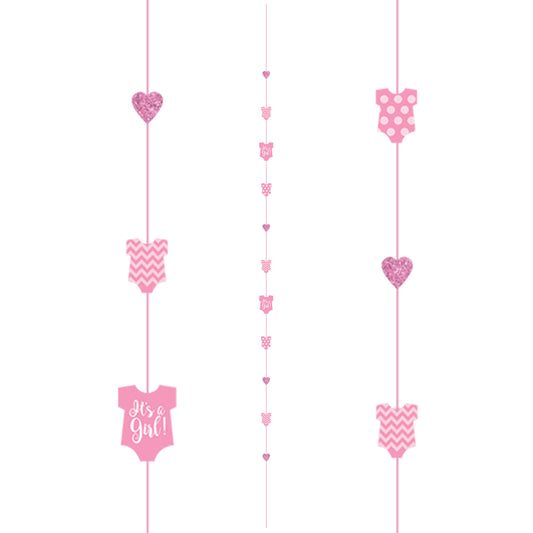 110450 IP X6 - Onesie Girl Balloon Fun Strings 1.82m - 6 PC