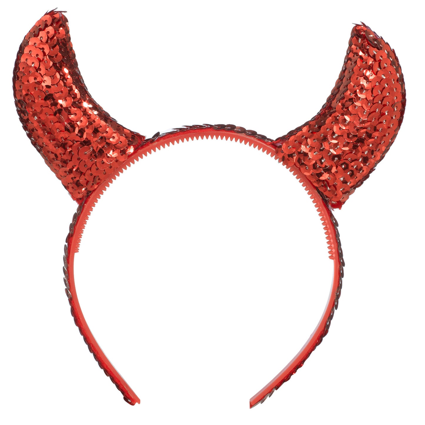 844062 - Sequin Devil Horn Headbands - Size Adult - 6 PC