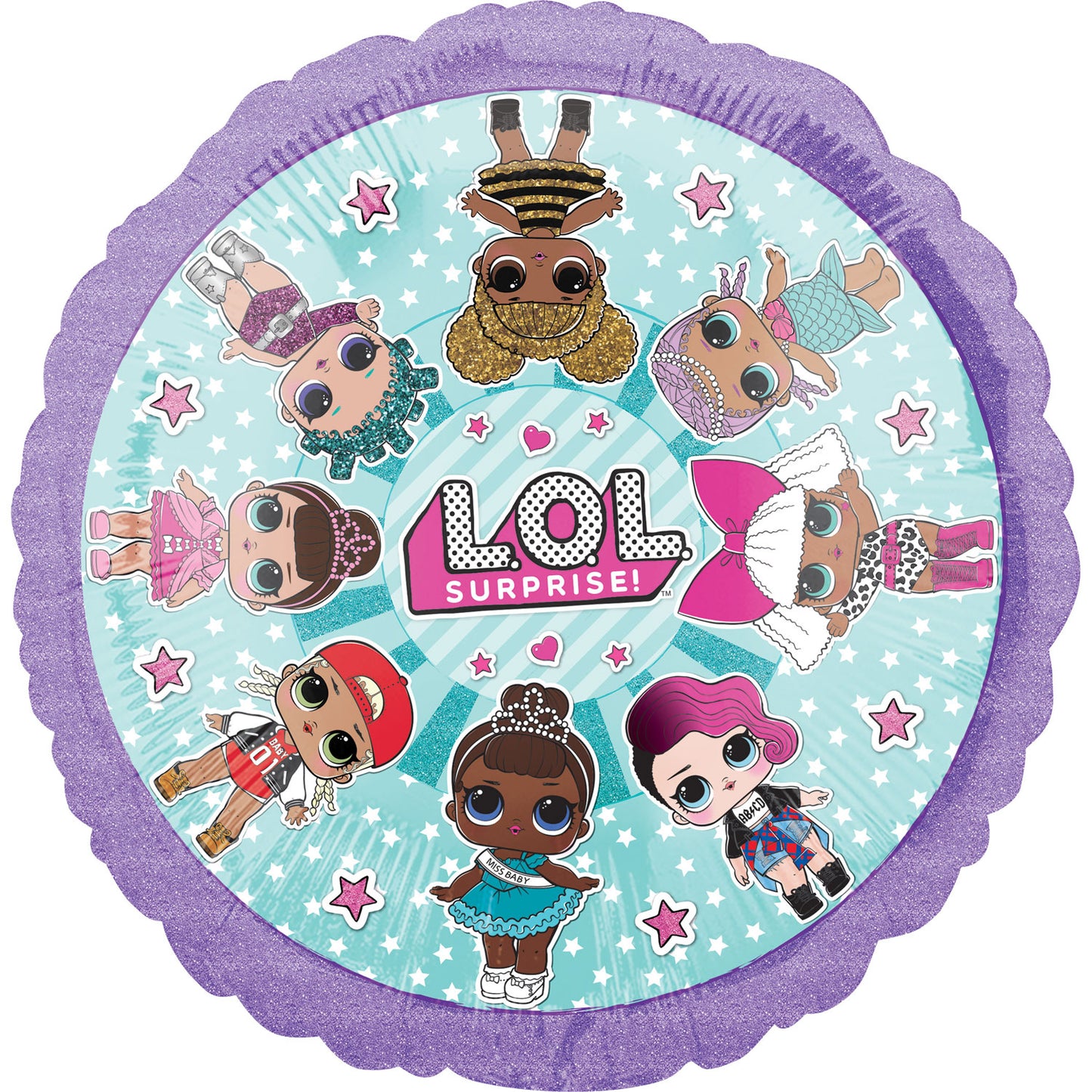 L.O.L Surprise! Standard Foil Balloons S60 - 5 PC