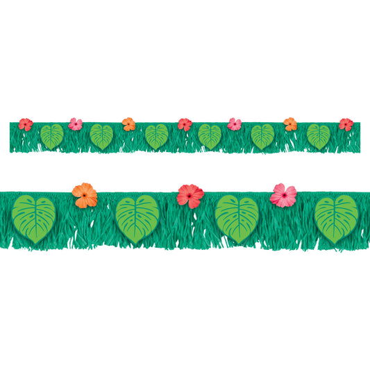 120484 IP X6 - Tropical Jungle Fringe Banners 1.77m - 6 PC