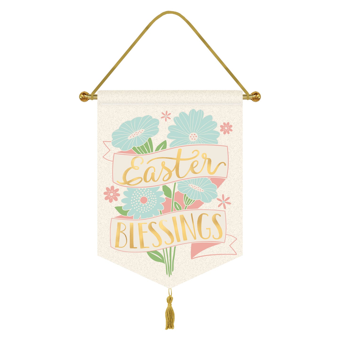 242569 IP X9 - Easter Blessings Canvas Hanging Banners 43cm - 9 PC