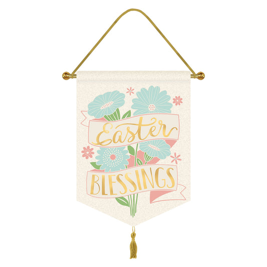 242569 IP X9 - Easter Blessings Canvas Hanging Banners 43cm - 9 PC