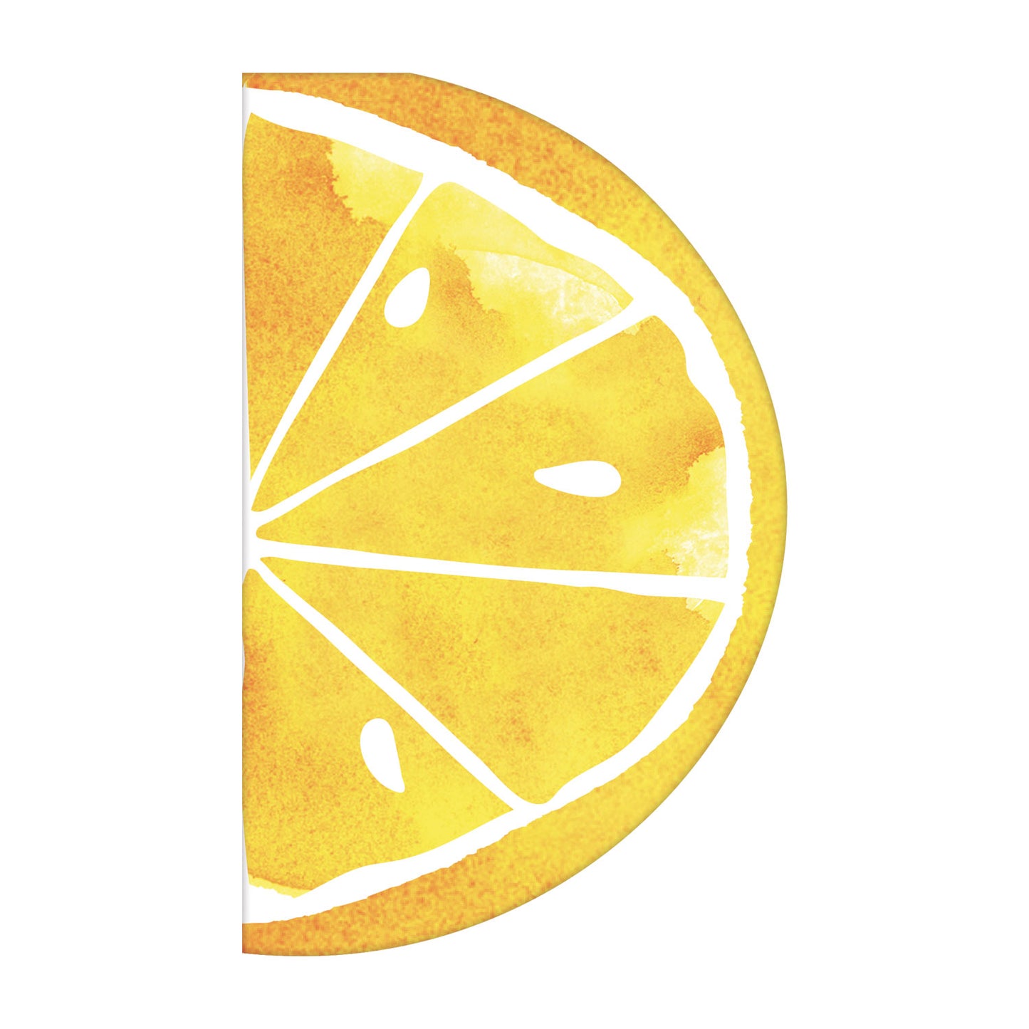 51777709 IP X12 - Just Chillin' Lemon Die-cut Luncheon Napkins 33cm - 12 PKG/16