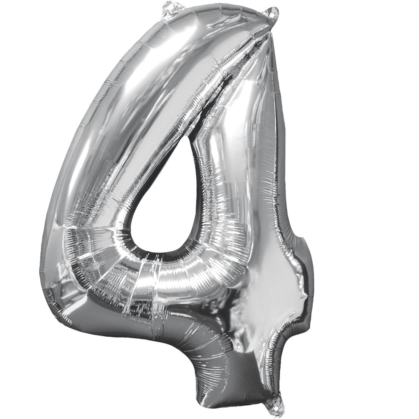 Number 4 Rose Gold SuperShape Mid-Size Foil Balloons 18"/45cm w x 26"/66cm h P31 - 5 PC