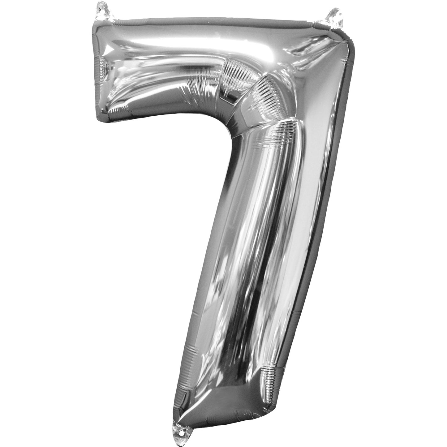 Number 7 Gold SuperShape Mid-Size XL Foil Balloons 17"/43cm w x 26"/66cm h P31 -5 PC