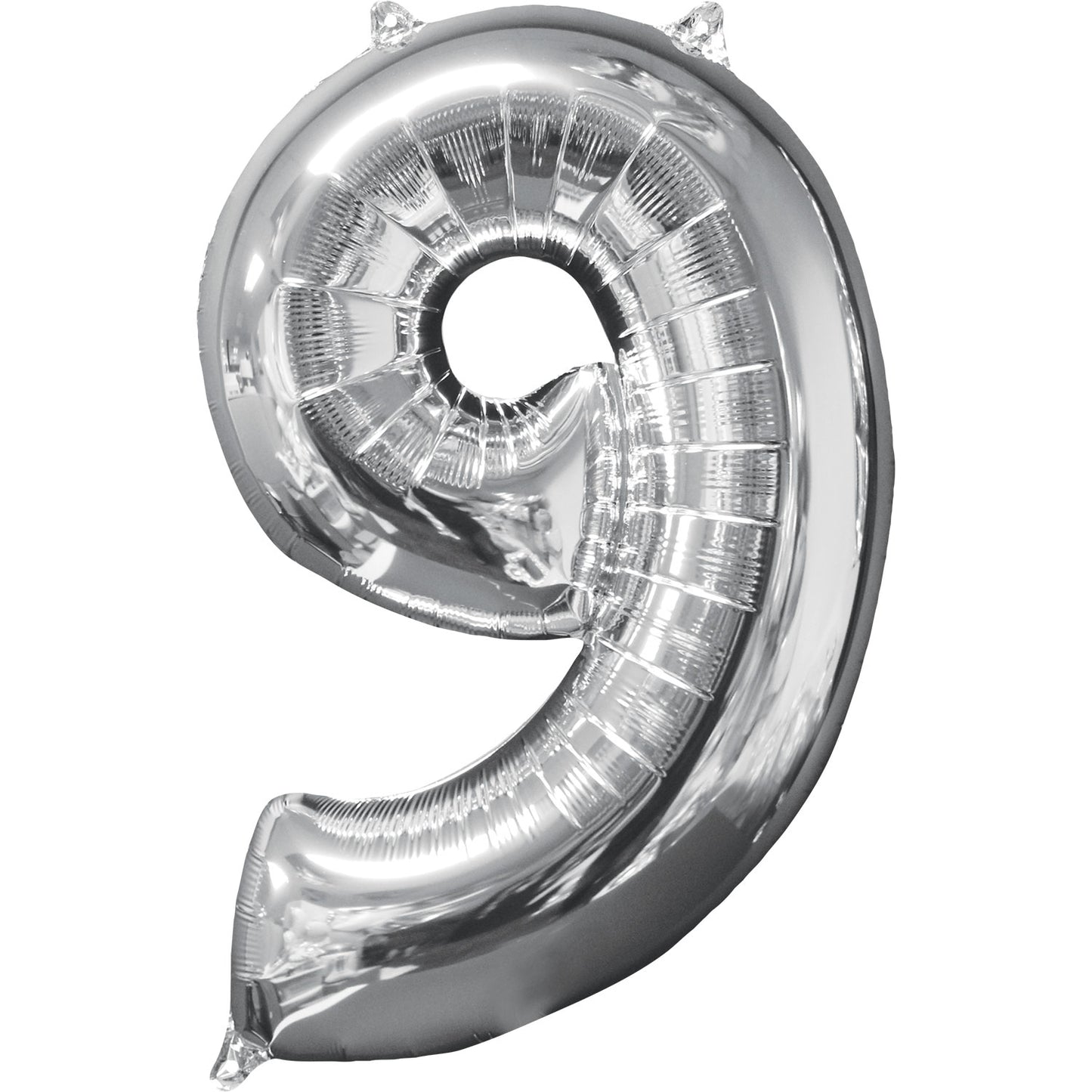 Number 9 Rose Gold SuperShape Mid-Size Foil Balloons 17"/43cm w x 26"/66cm h P31 - 5 PC