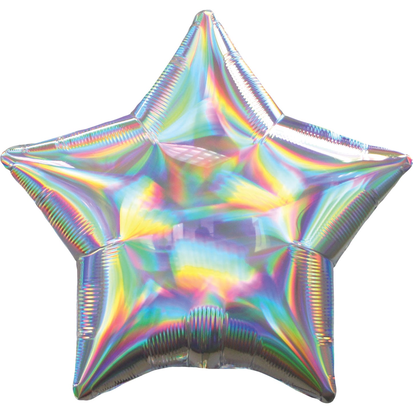 Various Colours Iridescent Star Standard HX Unpackaged Foil Balloons S40 - 10 PC