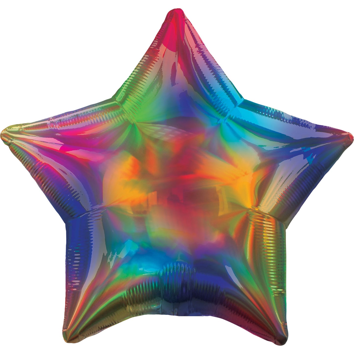 Various Colours Iridescent Star Standard HX Unpackaged Foil Balloons S40 - 10 PC