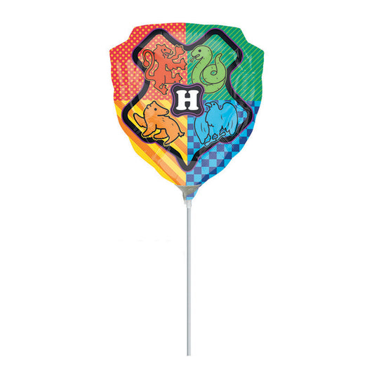 4041702 IP X5 - Harry Potter Hogwarts Mini Shape Uninflated Foil Balloons A30 - 5 PC