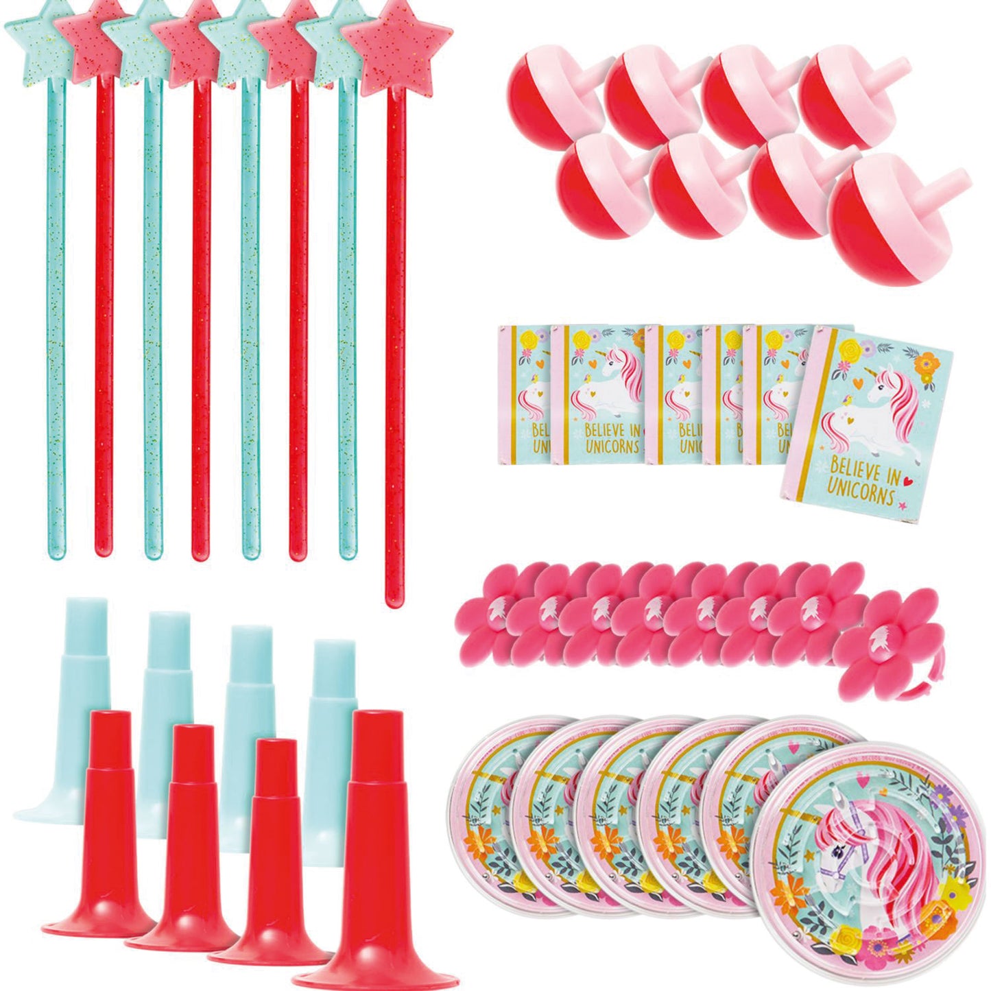 Magical Unicorn Mega Value Favour Packs - 6 PKG/48