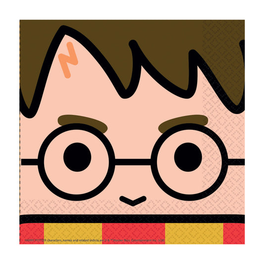 9905191 IP X6 - Harry Potter Luncheon Napkins 33cm - 6 PKG/16