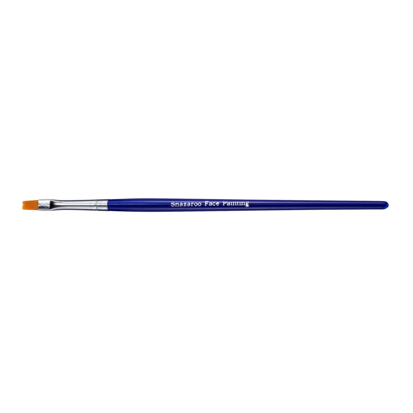 SZ1192030 IP X6 - Snazaroo Fine Flat Brush - Blue - 6 PC