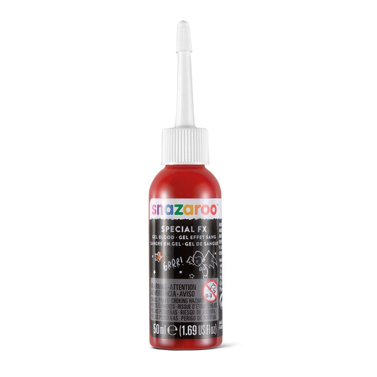 SZ1198170 IP X5 - Snazaroo Gel Blood 50ml - Dark - 5 PC