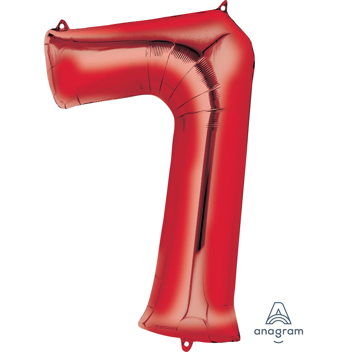 Number 7 Various Colours SuperShape Foil Balloons 23"/58cm w x 35"/88cm h P50 - 5 PC