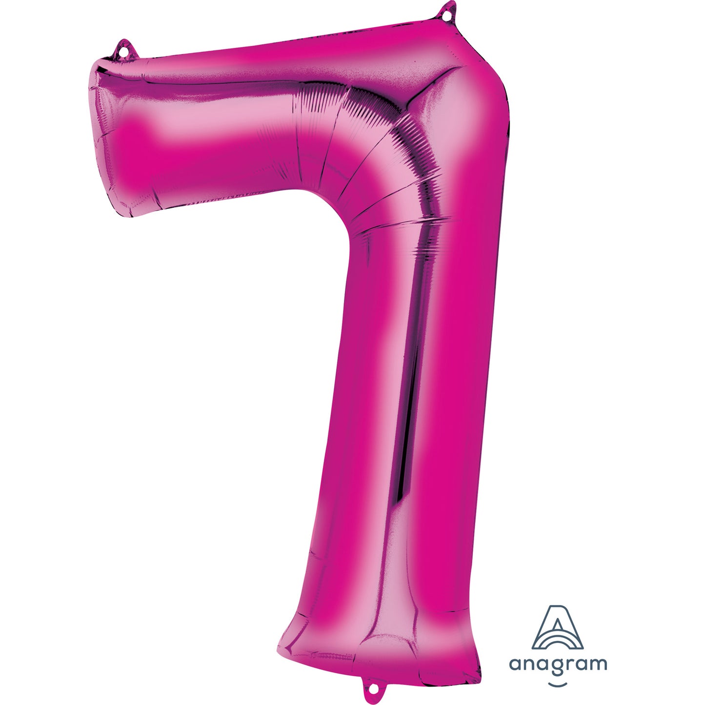 Number 7 Various Colours SuperShape Foil Balloons 23"/58cm w x 35"/88cm h P50 - 5 PC
