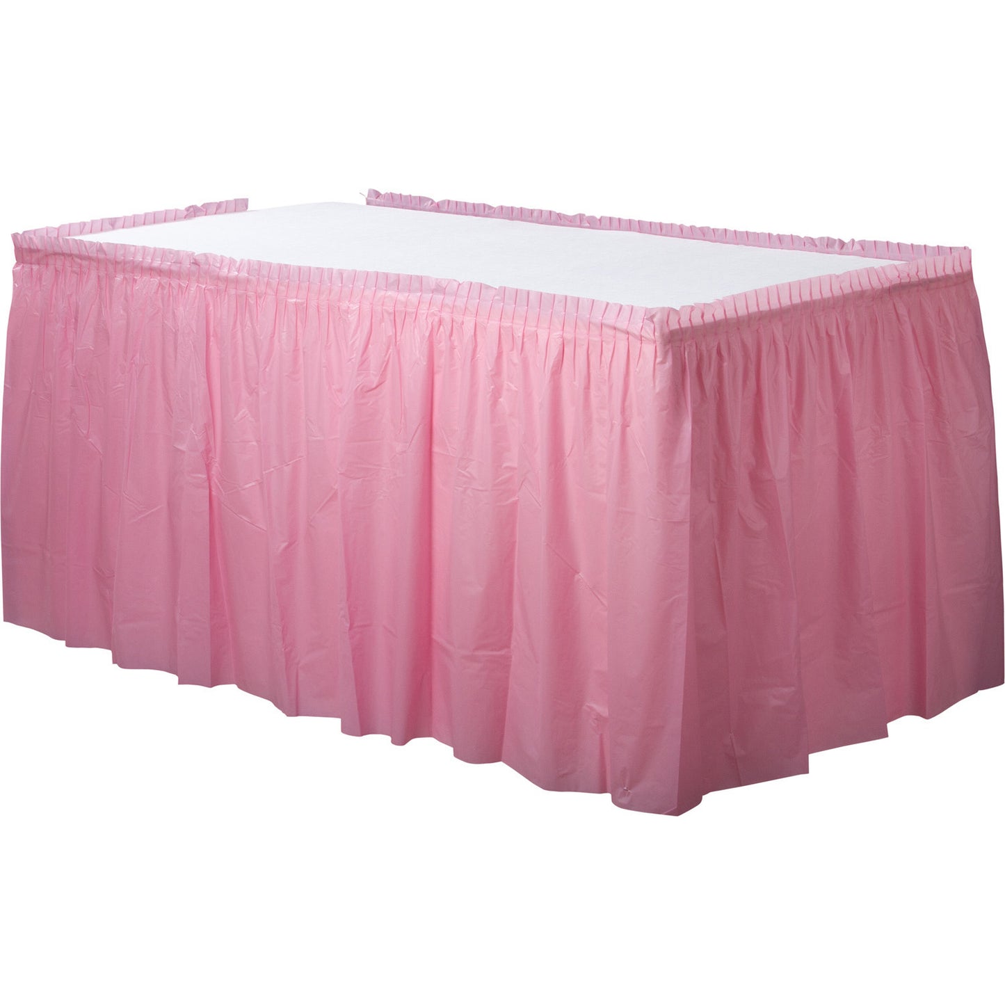 77025 - Black Plastic Table Skirts 4.26m x 73cm - 6 PC