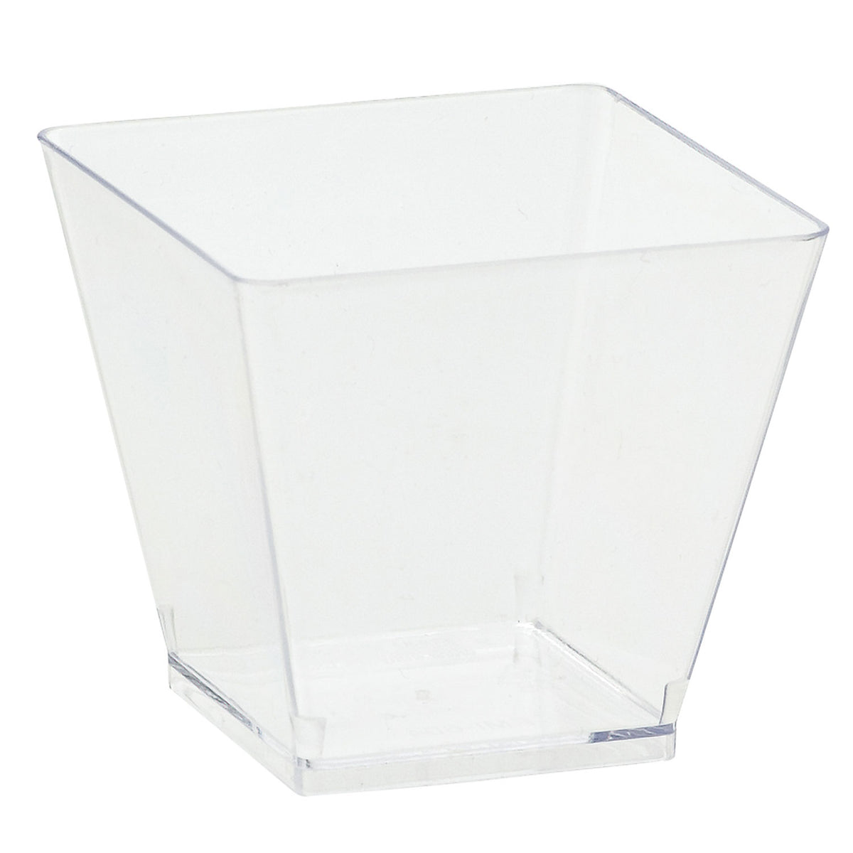 438901 - Clear Plastic Mini Cubes 59ml - 6 PKG/40